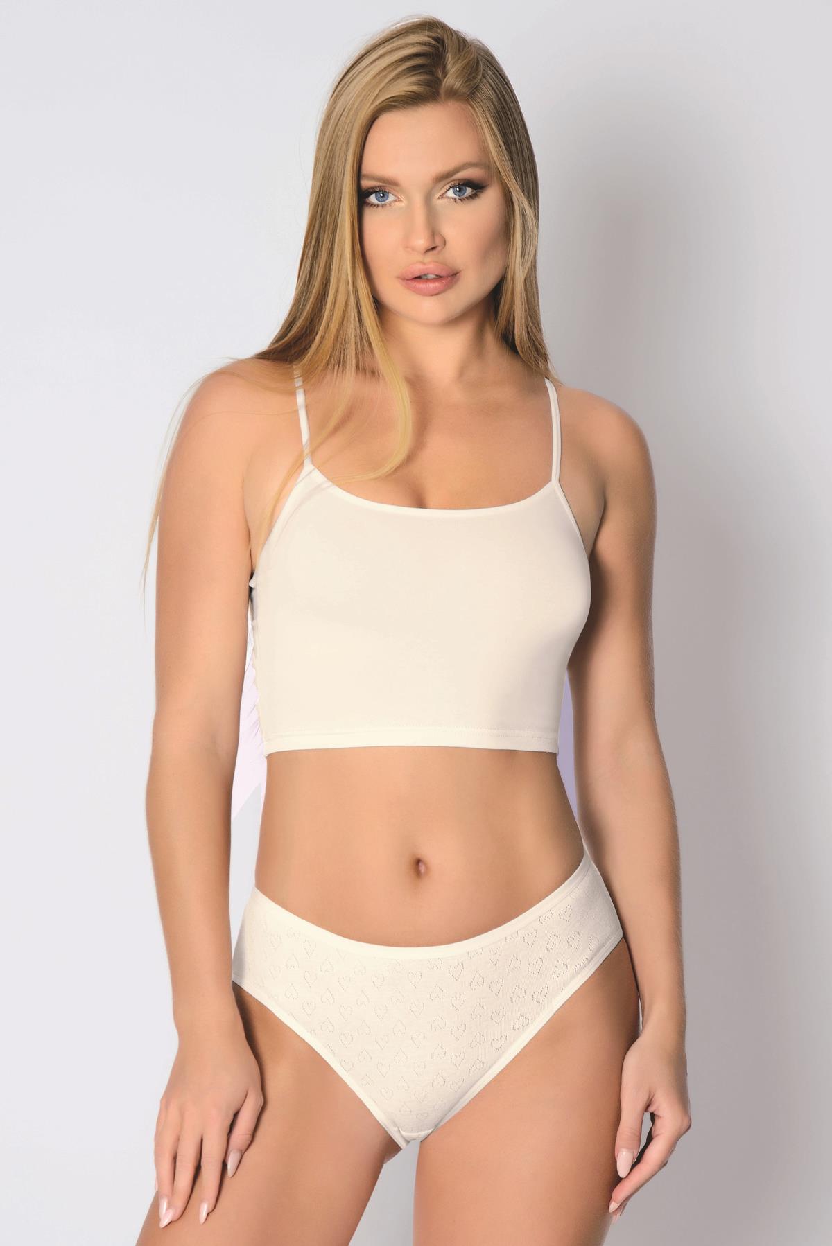 Penye Jakarlı Hıgh-Leg Bikini