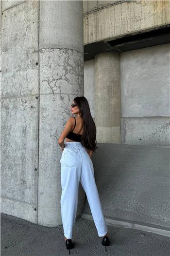 Açık Mavi Balon Jean