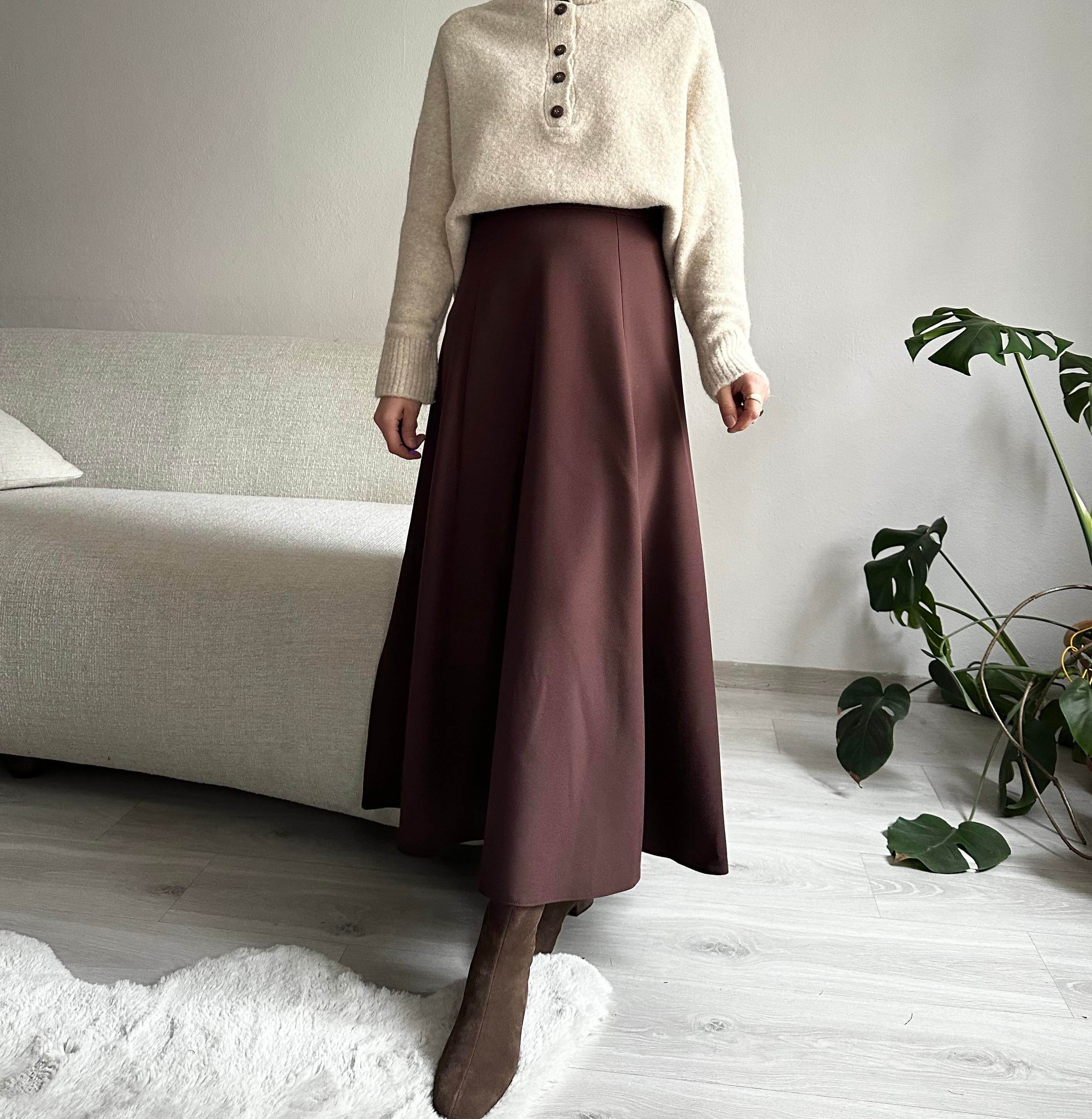 Kahverengi Alya Etek