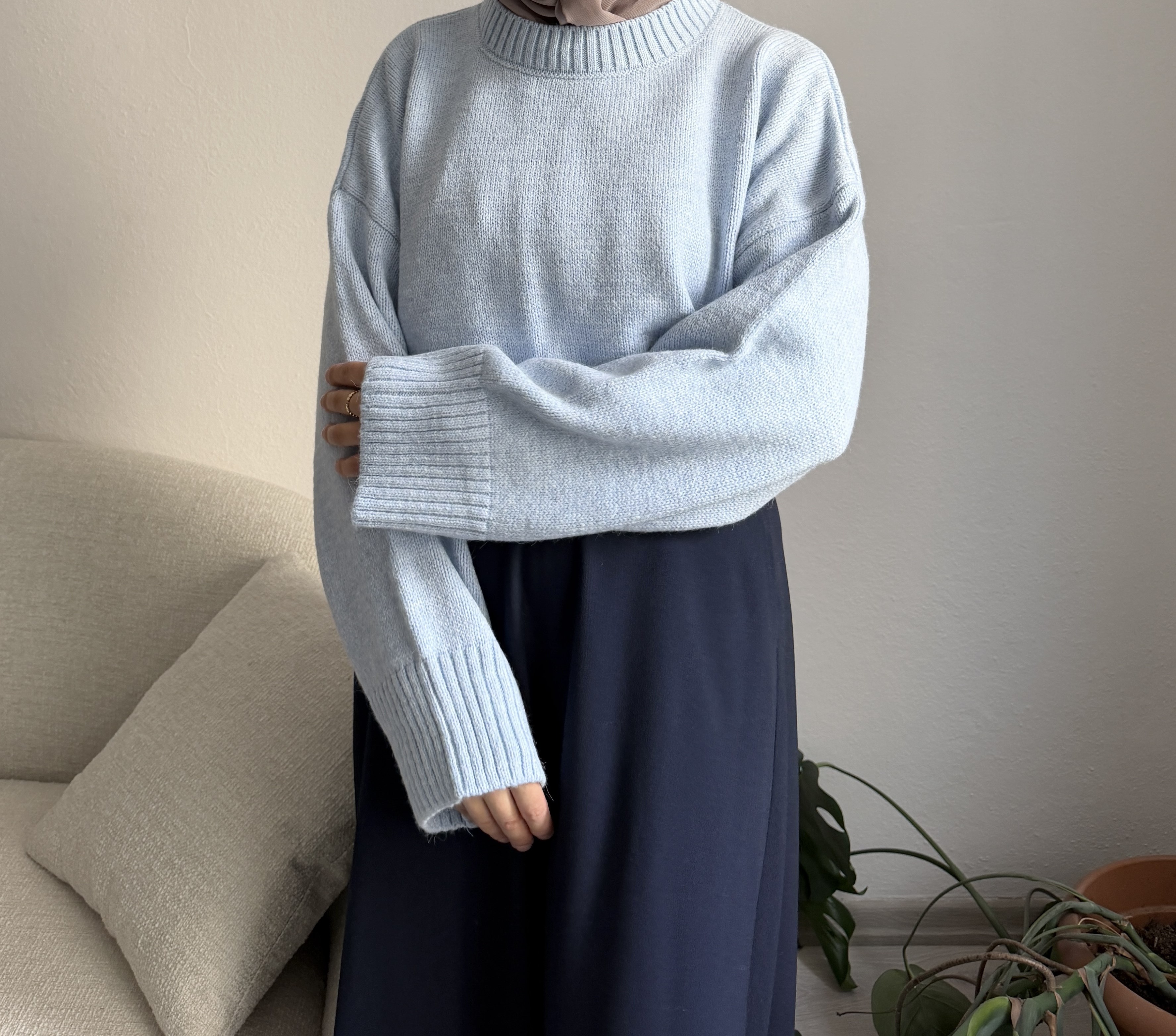Mavi Oversize Kazak