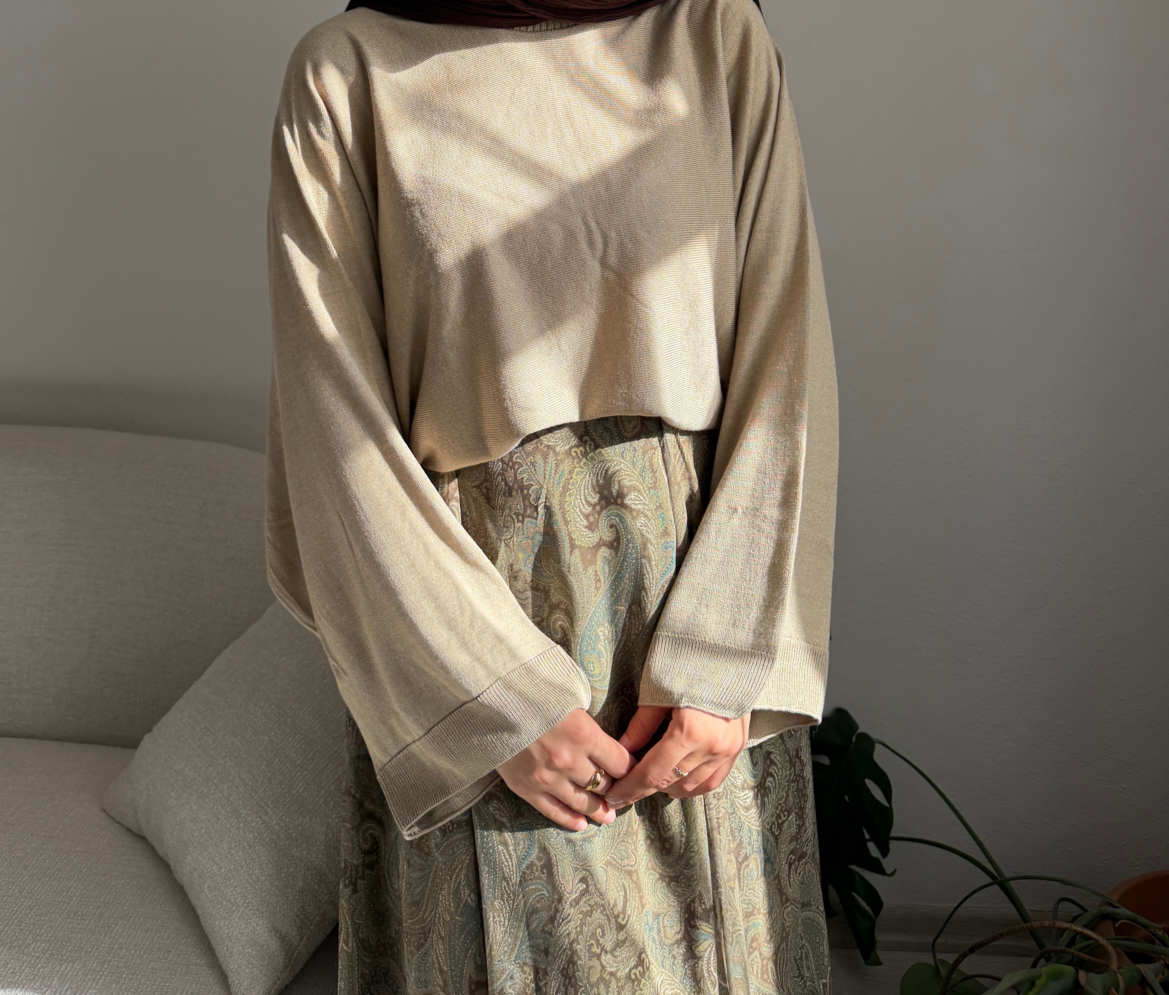 Vizon Triko Oversize Kazak