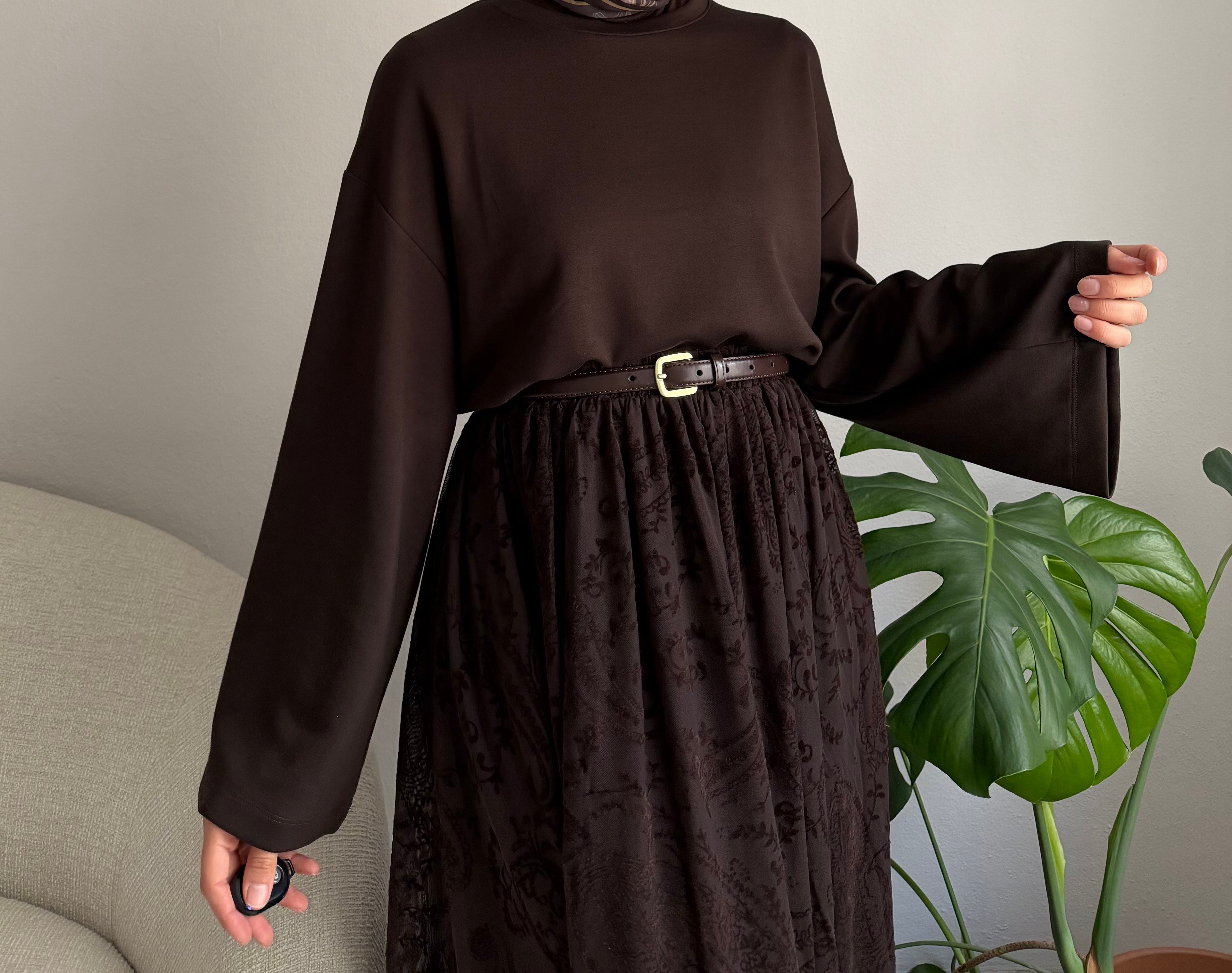 Acı Kahve Oysho Bluz