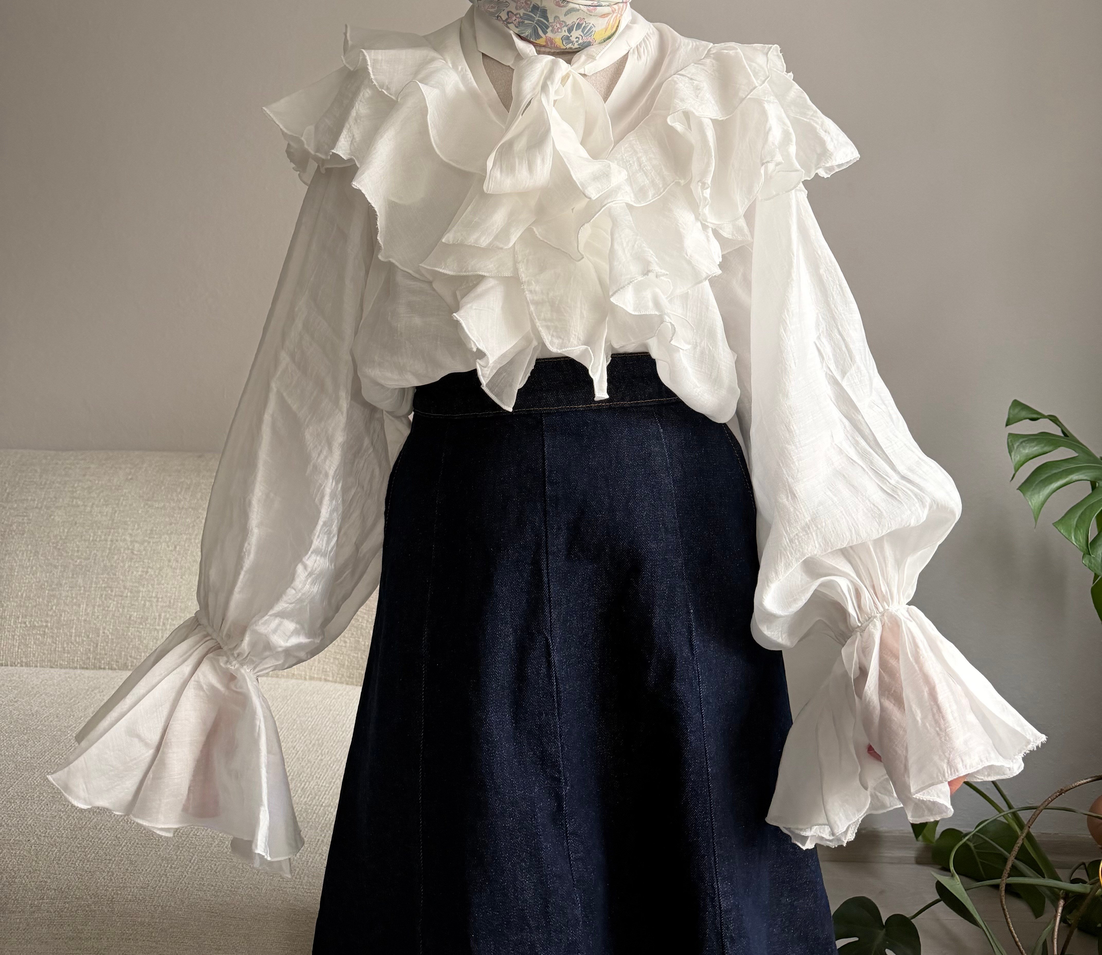 Beyaz Prenses Kol Gömlek