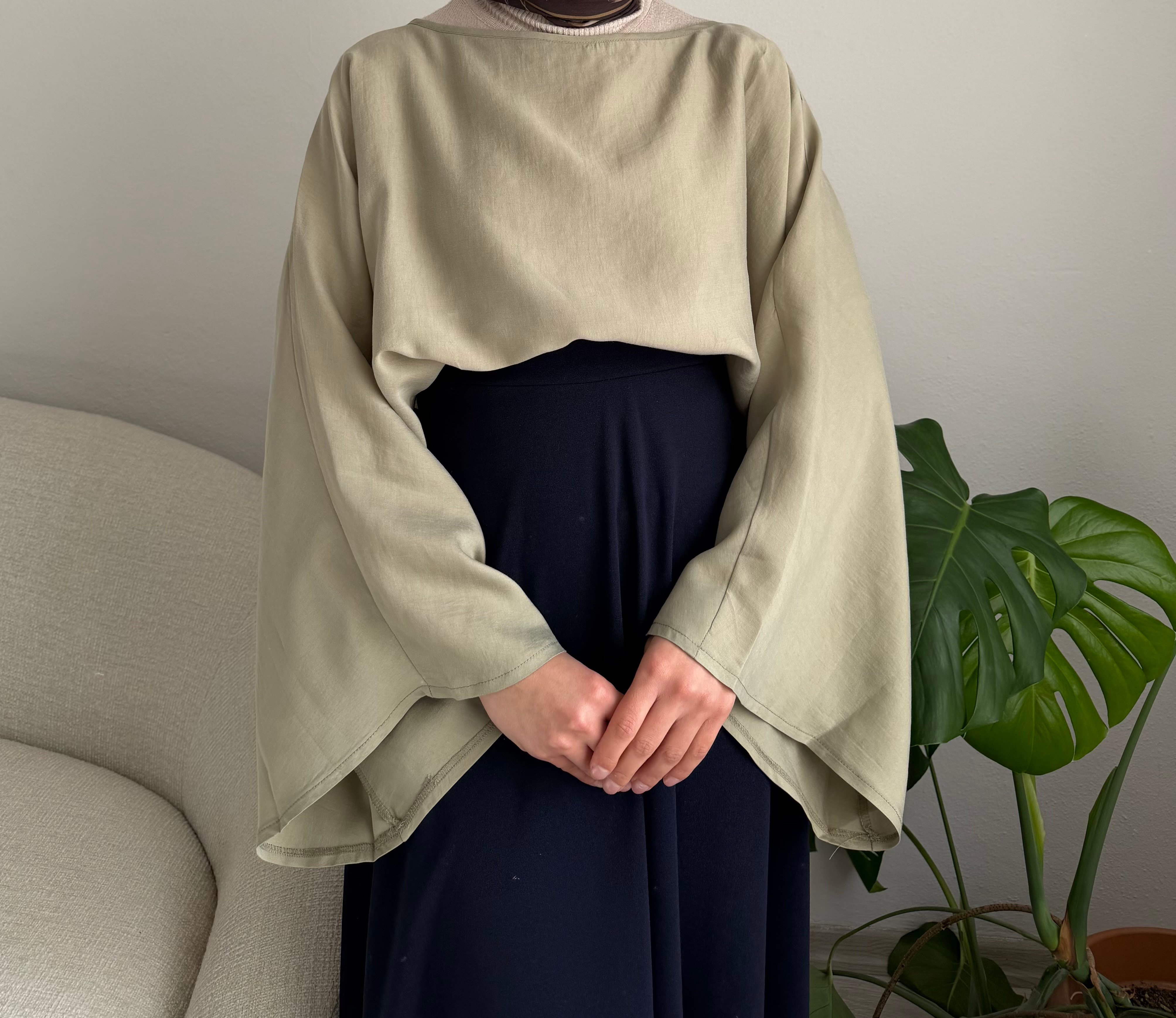 Çağla Geniş Kol Bluz