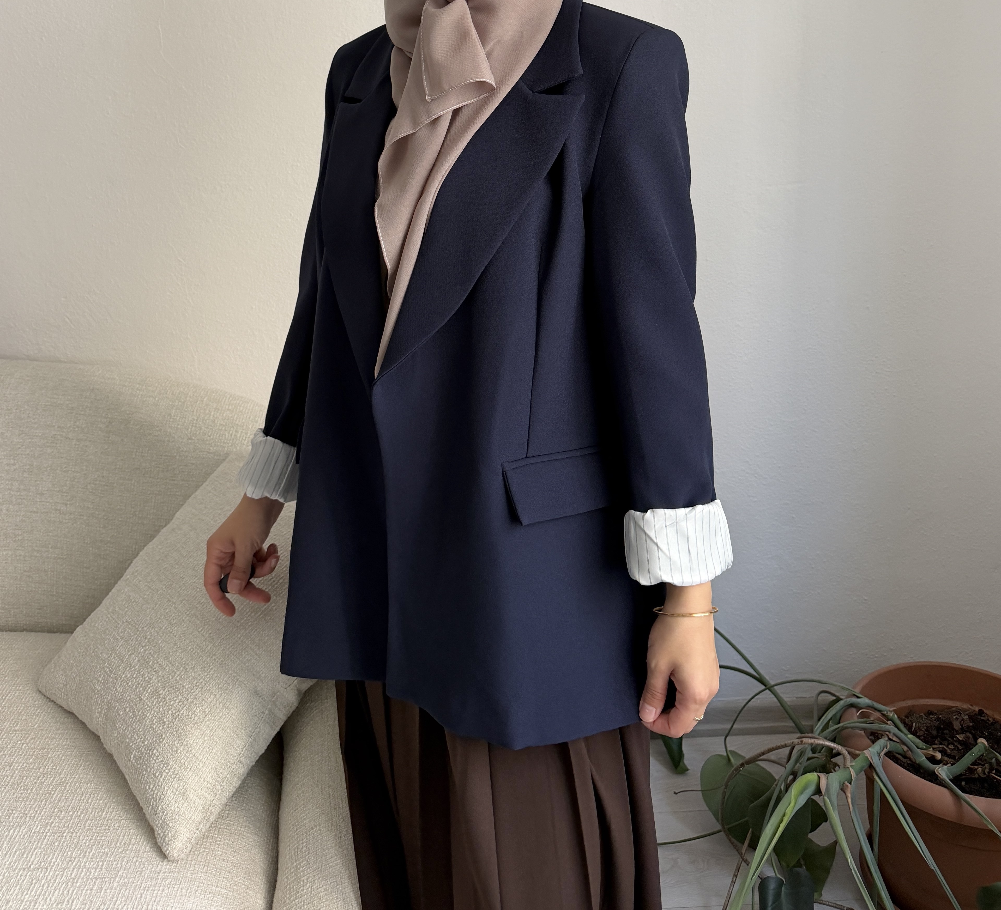 Lacivert Blazer Ceket