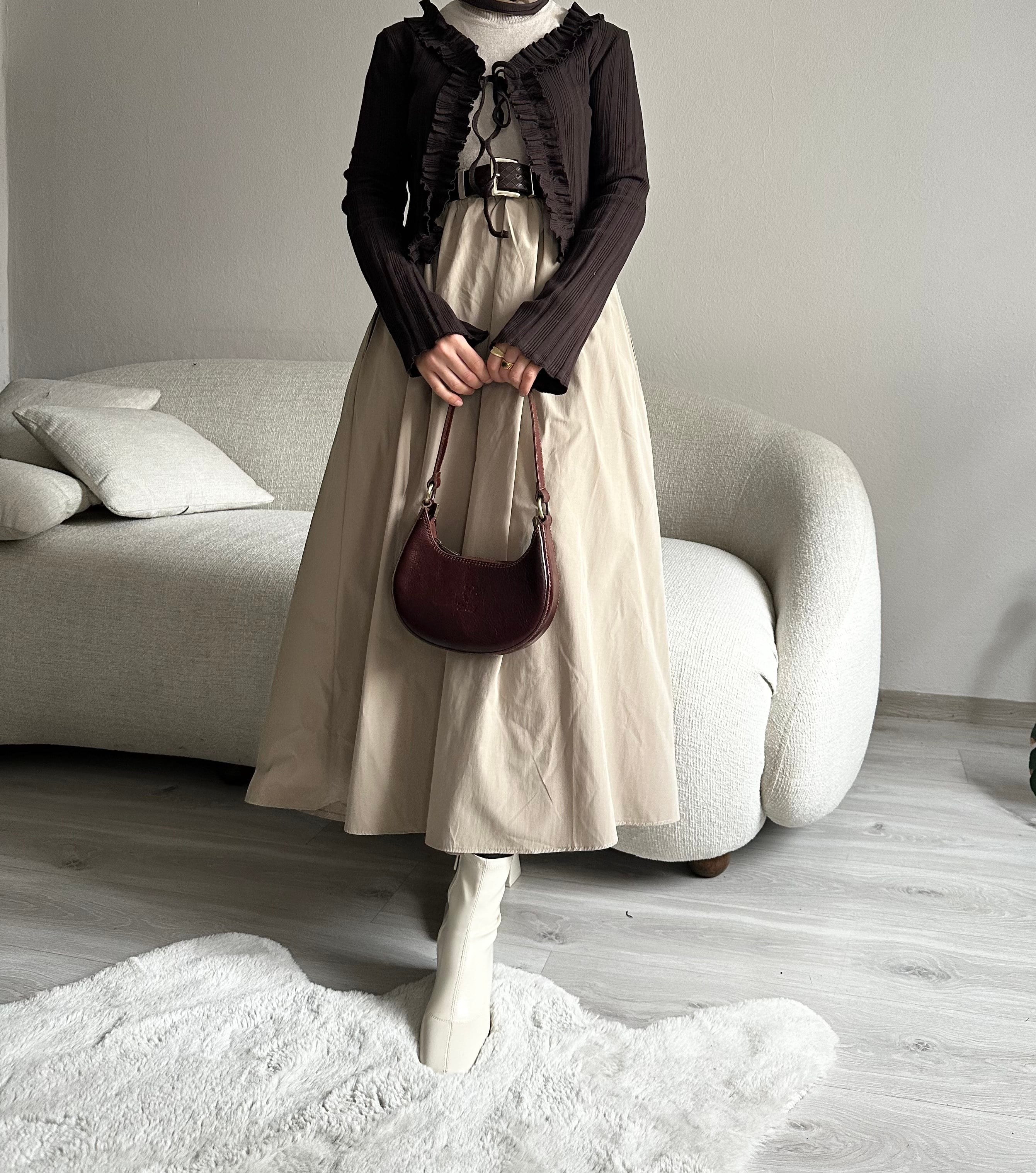 Taş Kemerli Paraşüt Kloş Etek