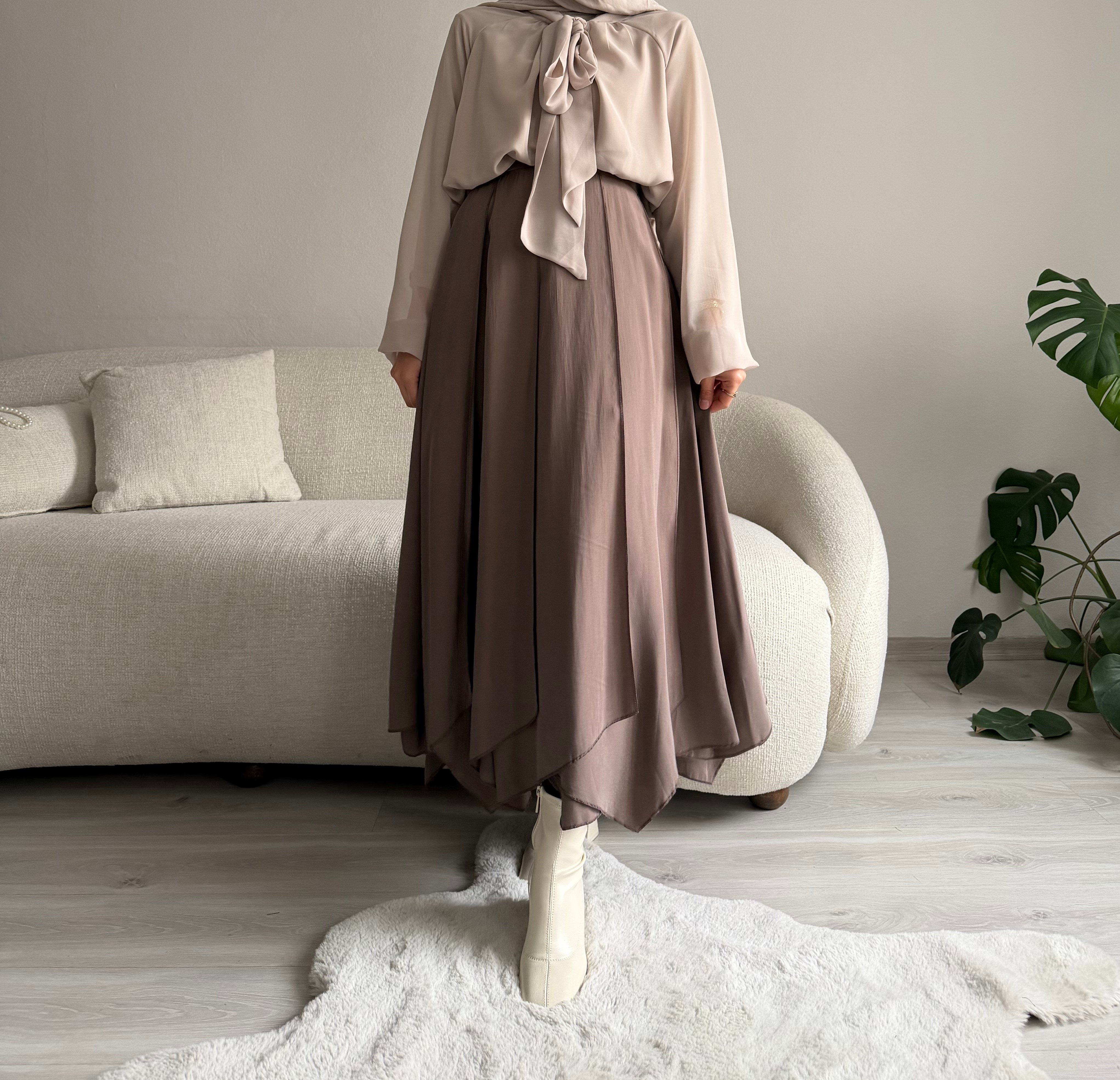 Vizon Çok Parçalı Etek