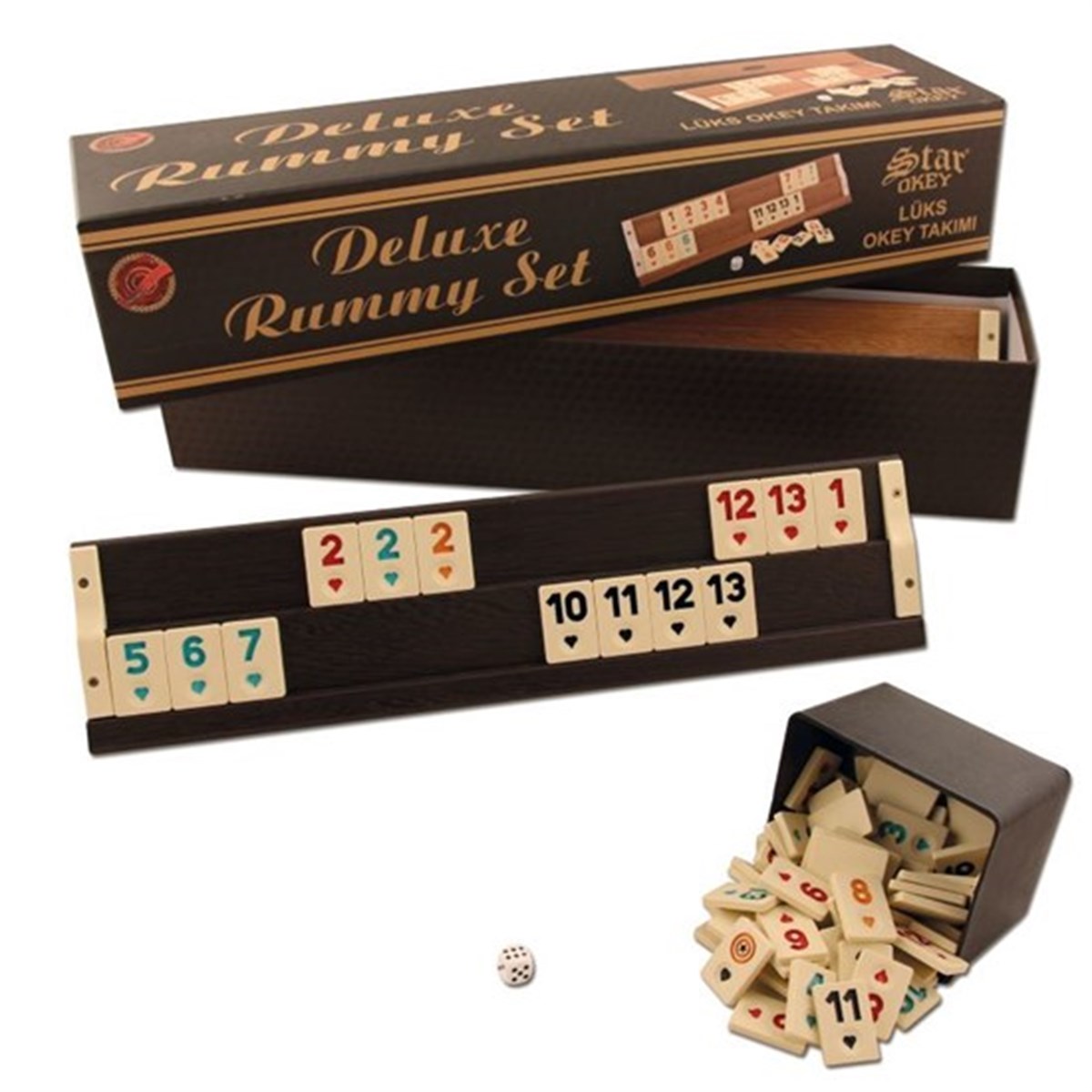 DELUXE AHŞAP OKEY TAKIMI
