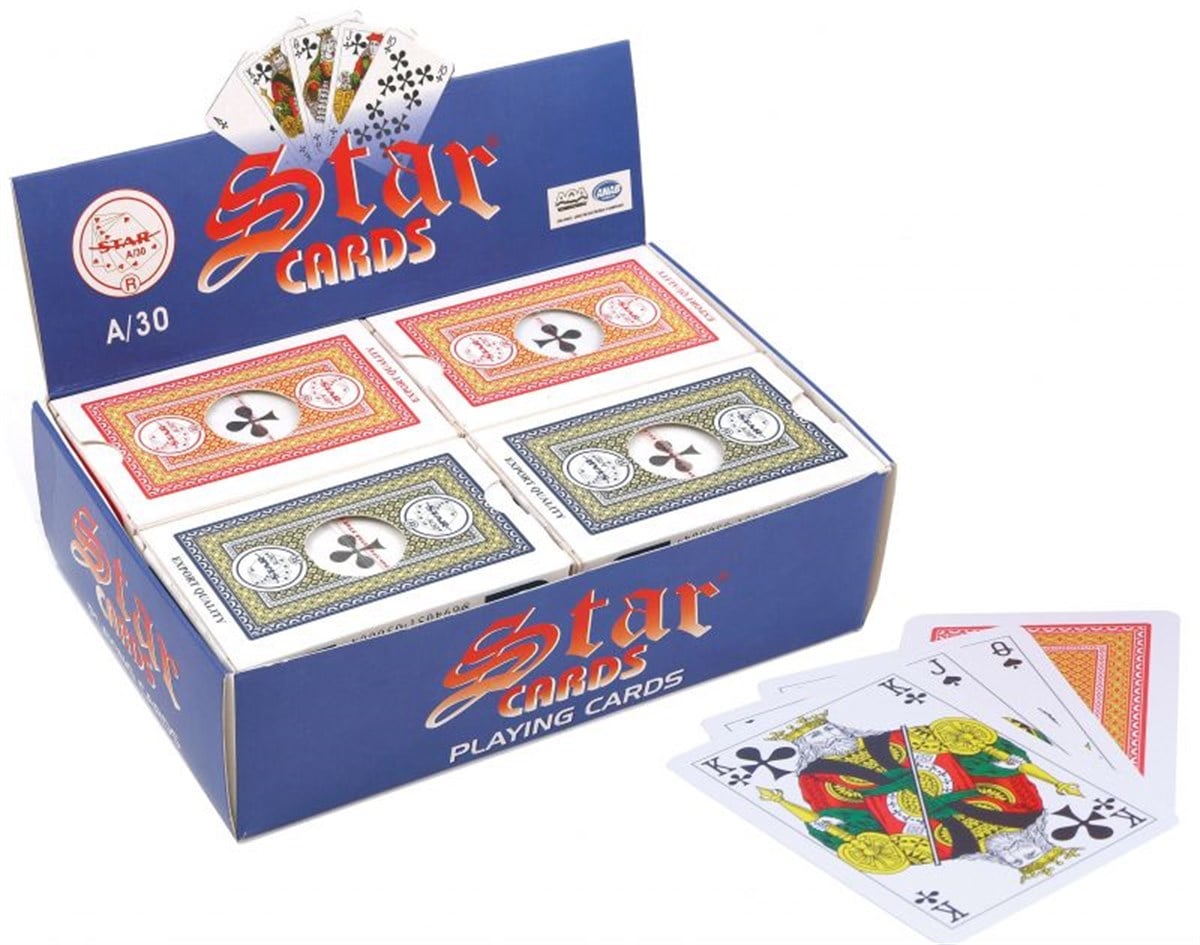 STAR A/30 OYUN KAĞIDI (DÜZİNE)