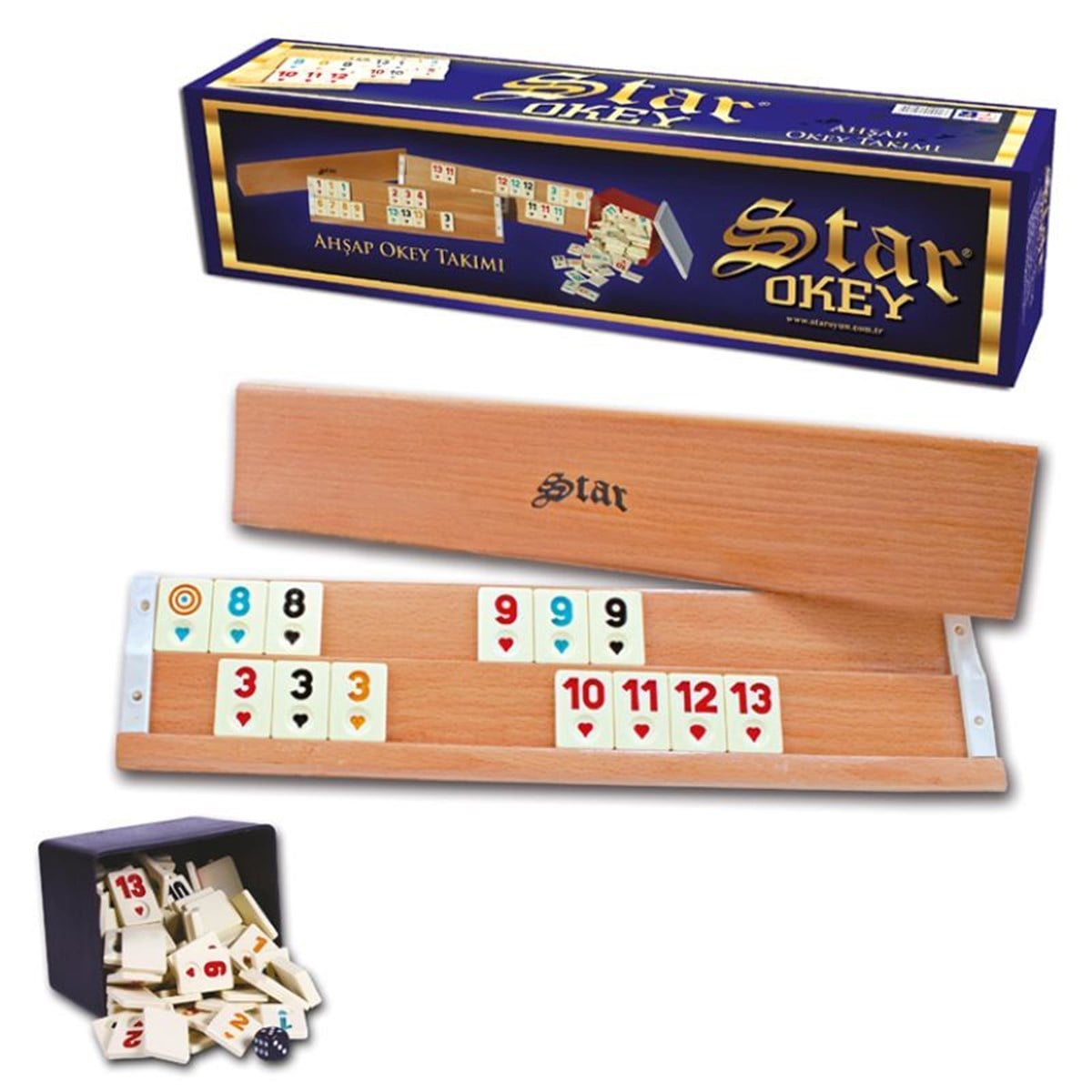 STAR AHŞAP OKEY TAKIMI