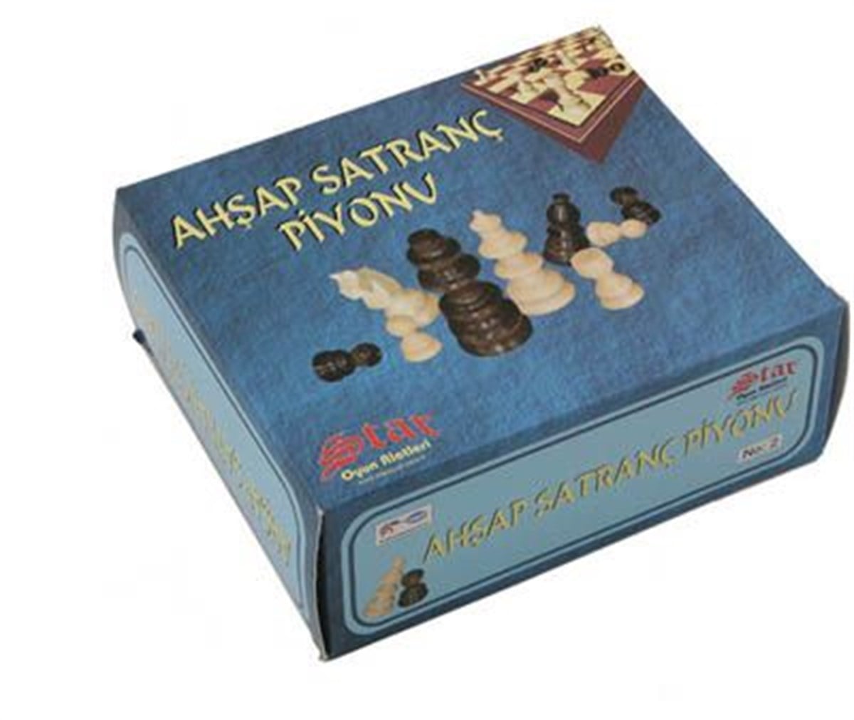 Star Satranç Piyonu Ahşap No:2