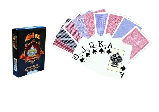 %100 PLS STAR POKER O.KAĞIDI (JUMBO )