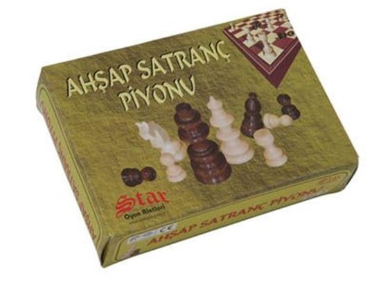 SATRANÇ PİYONU AHŞAP NO 3