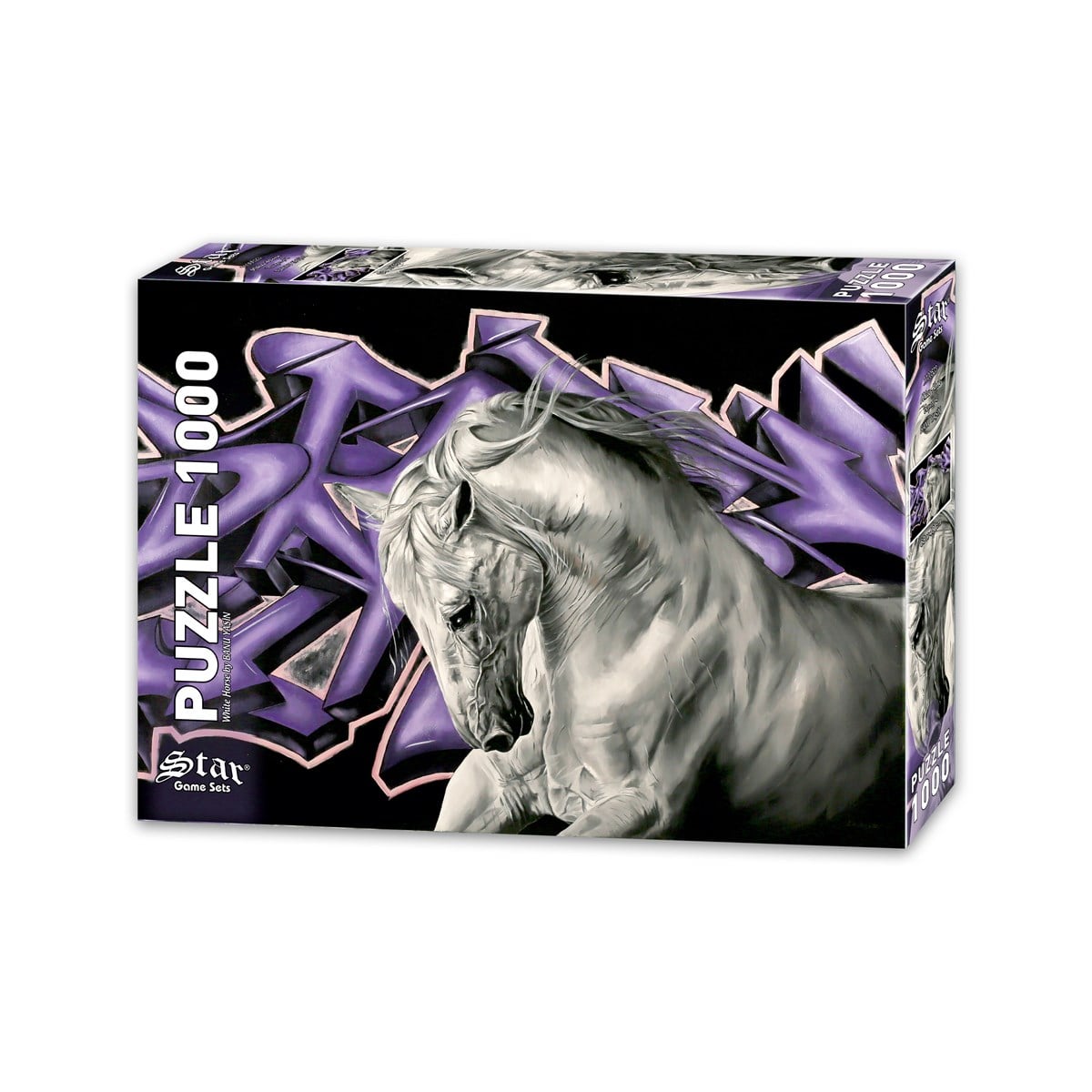 1000'LİK PUZZLE BEYAZ AT