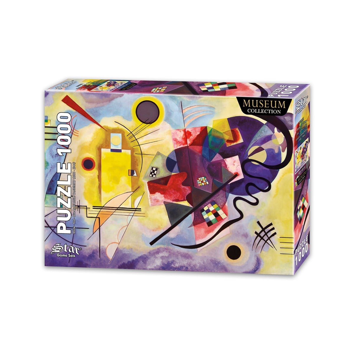 1000'LİK PUZZLE SARI-KIRMIZI-MAVİ