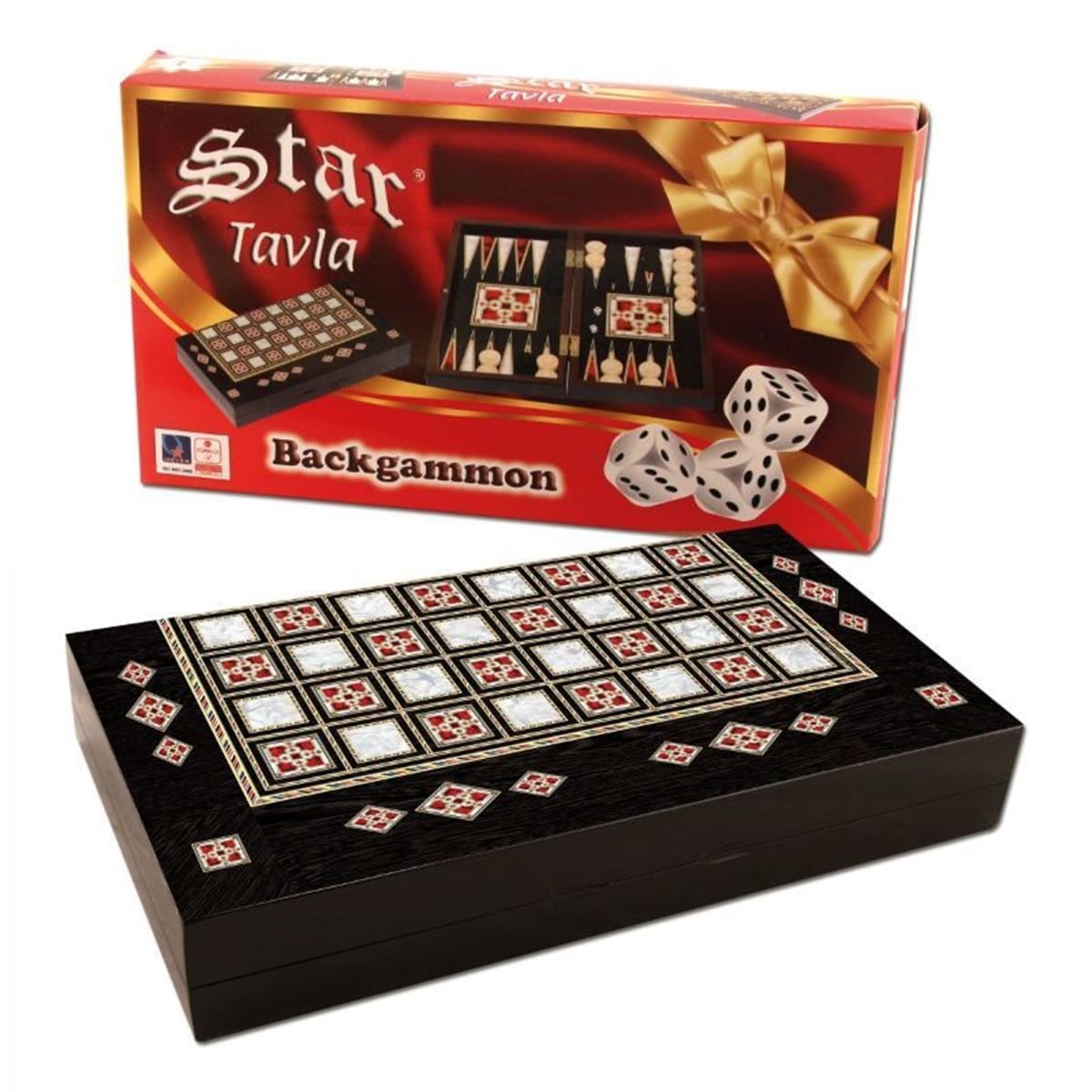 ANTİK MİNİK SEDEFLİ TAVLA