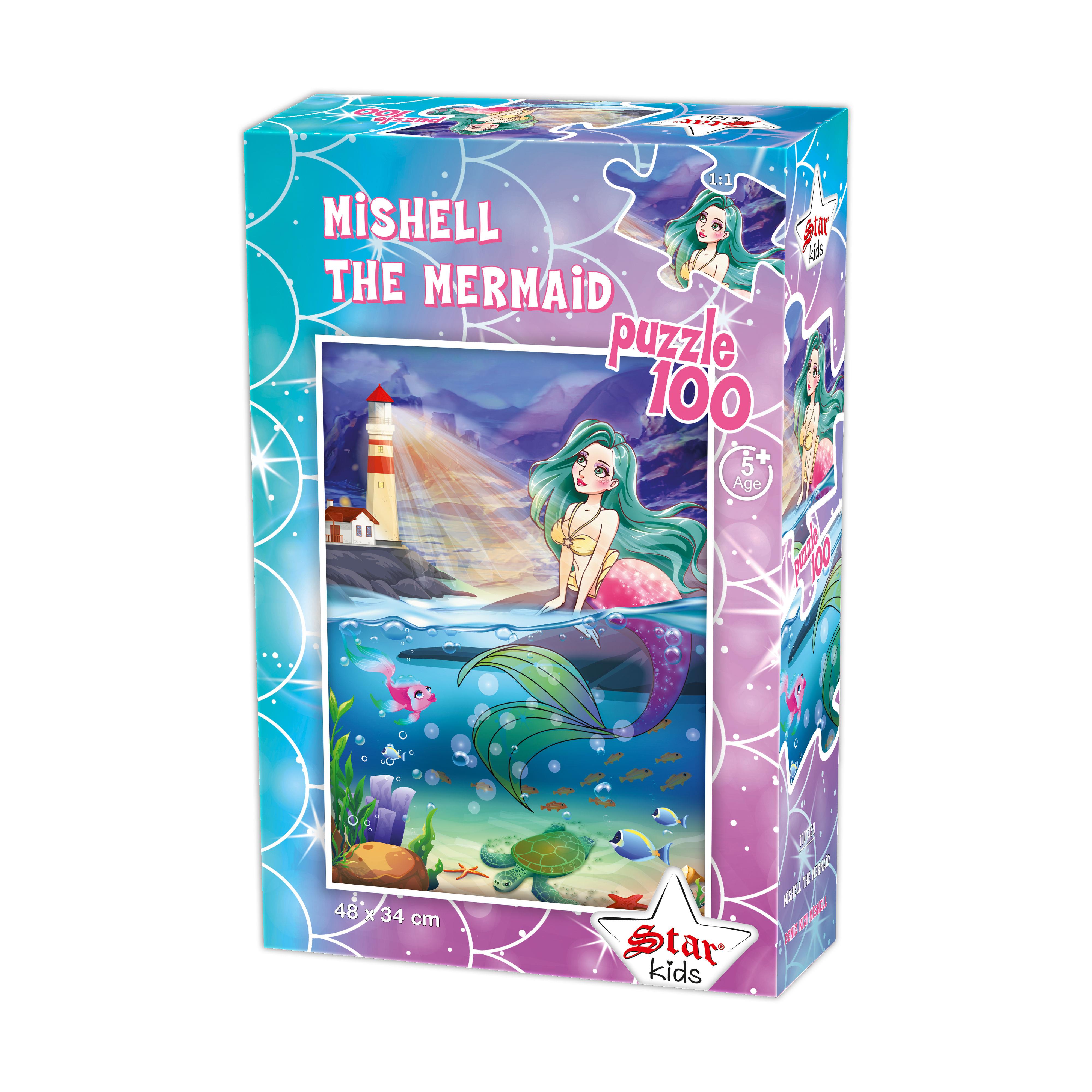 DENİZ KIZI MİSHELL, 100 PARÇA PUZZLE