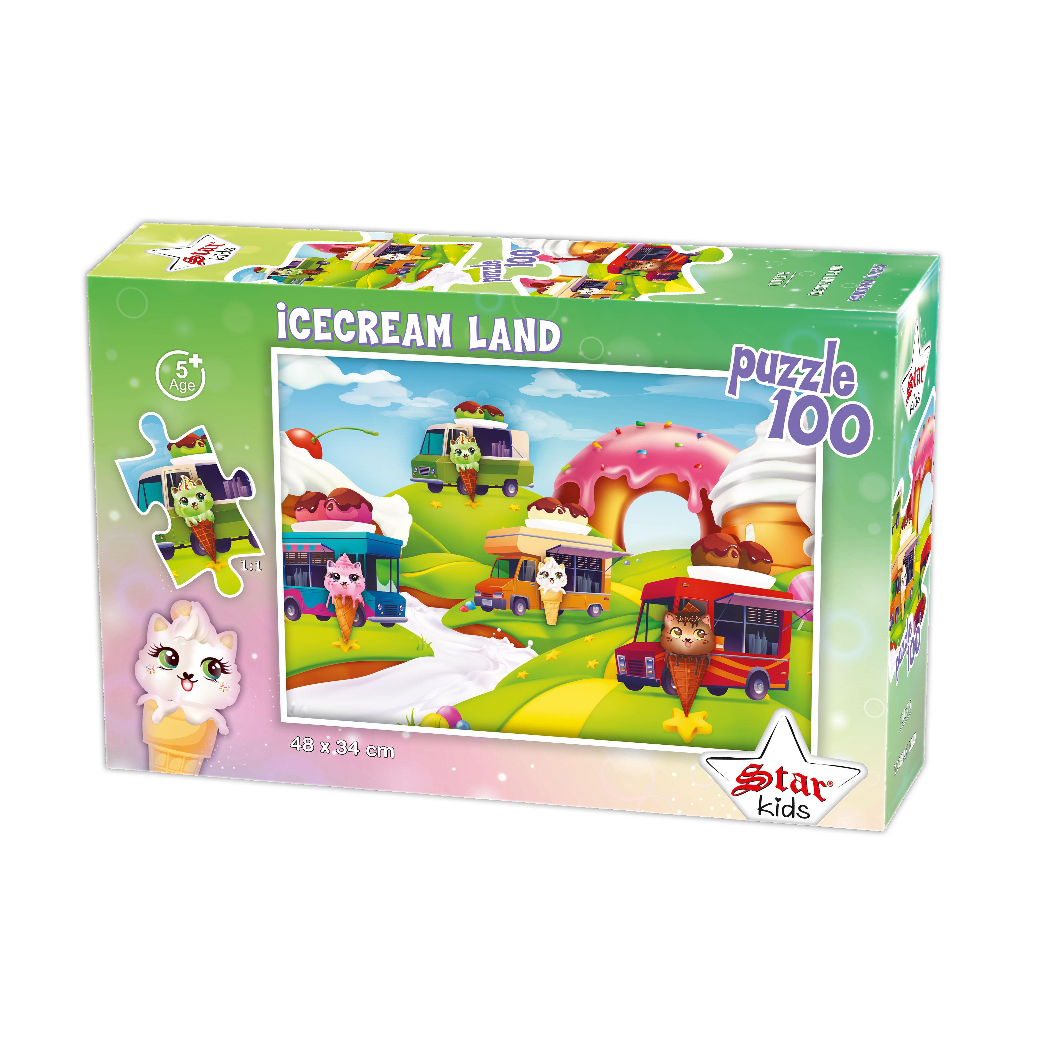 DONDURMA ÜLKESİ, 100 PARÇA PUZZLE