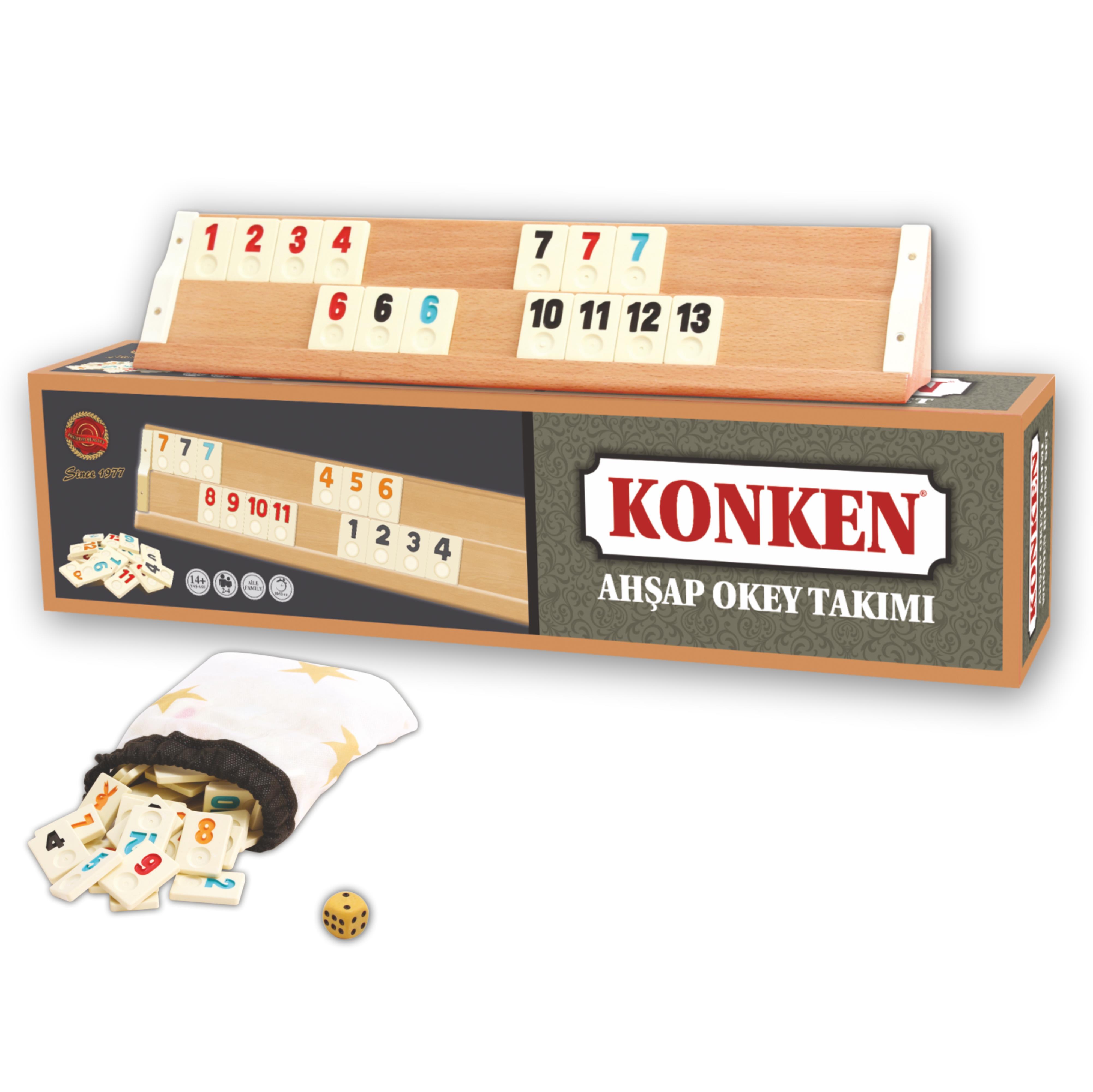 KONKEN AĞAÇ OKEY TAKIMI