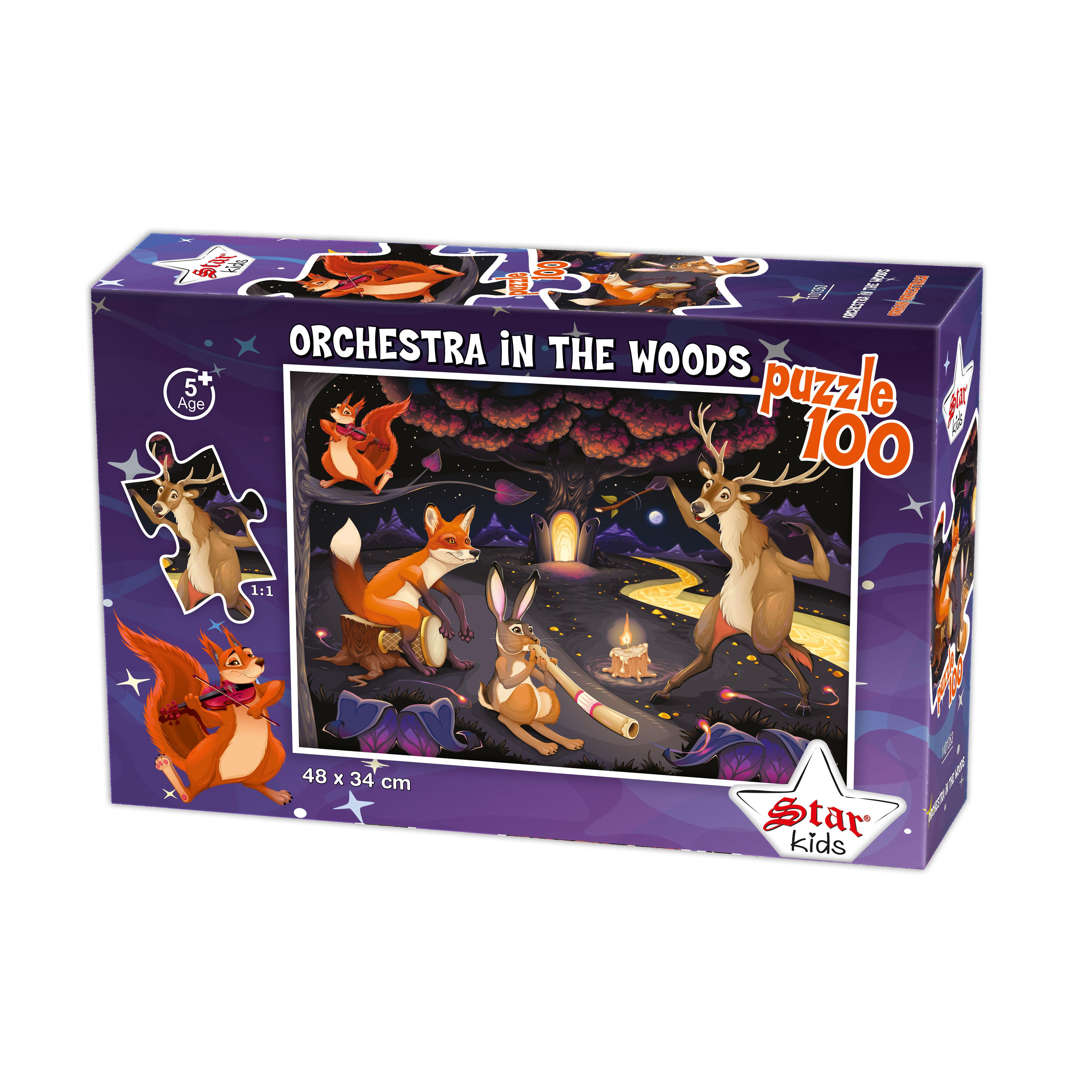 ORMAN ORKESTRASI, 100 PARÇA PUZZLE