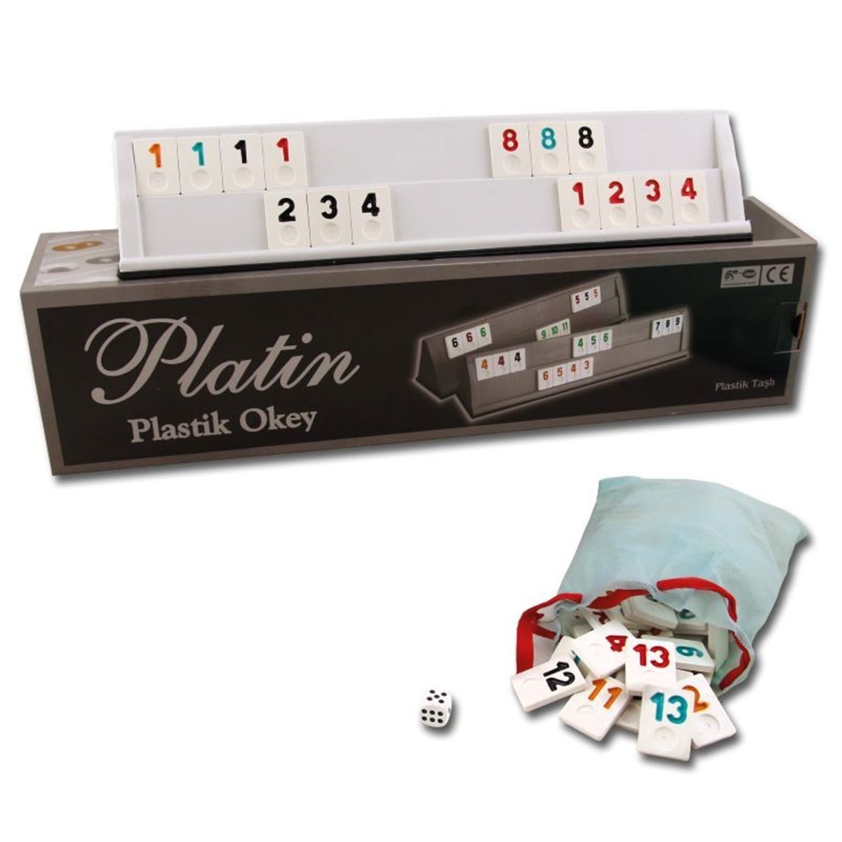 PLATİN PLASTİK OKEY TAKIMI