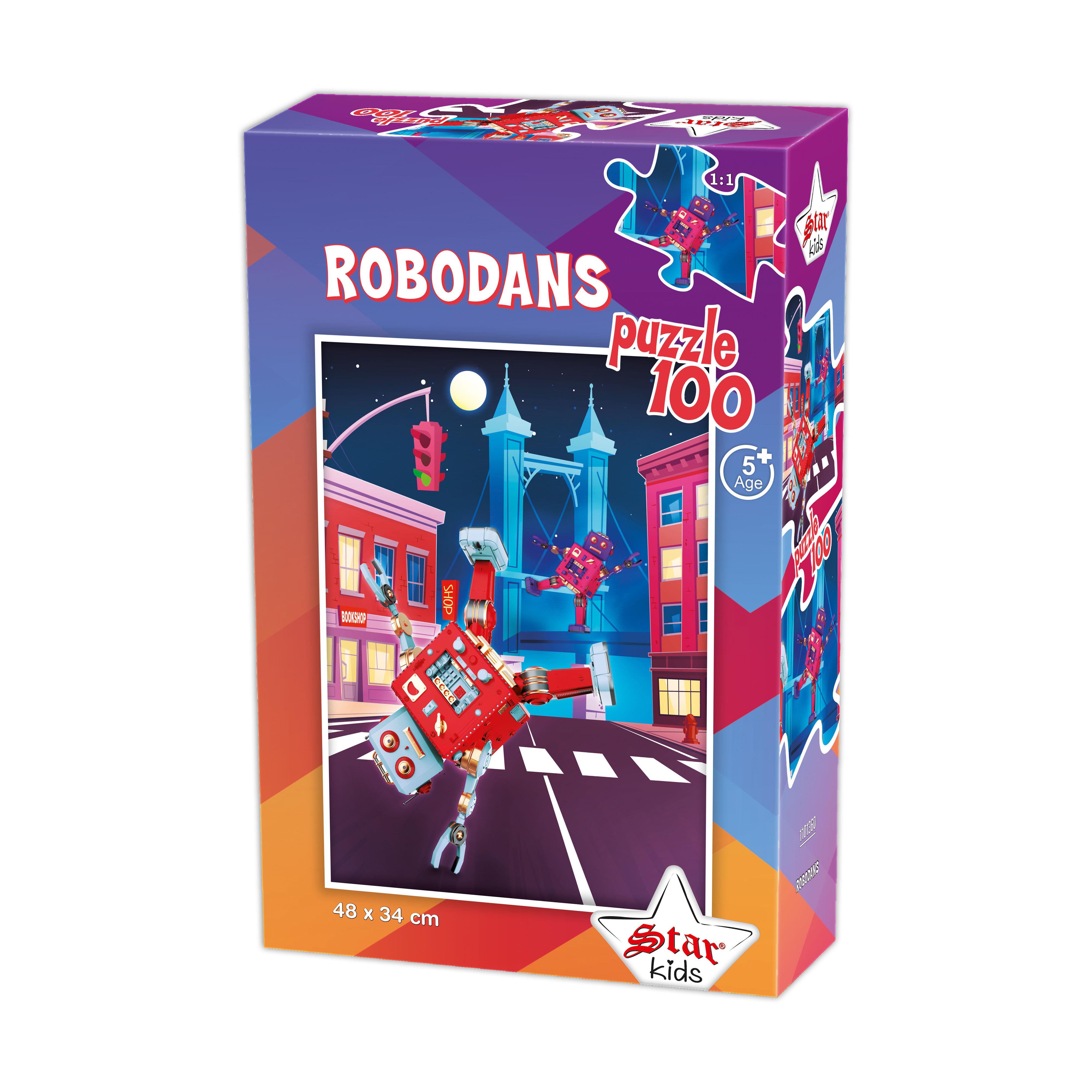 ROBODANS, 100 PARÇA PUZZLE