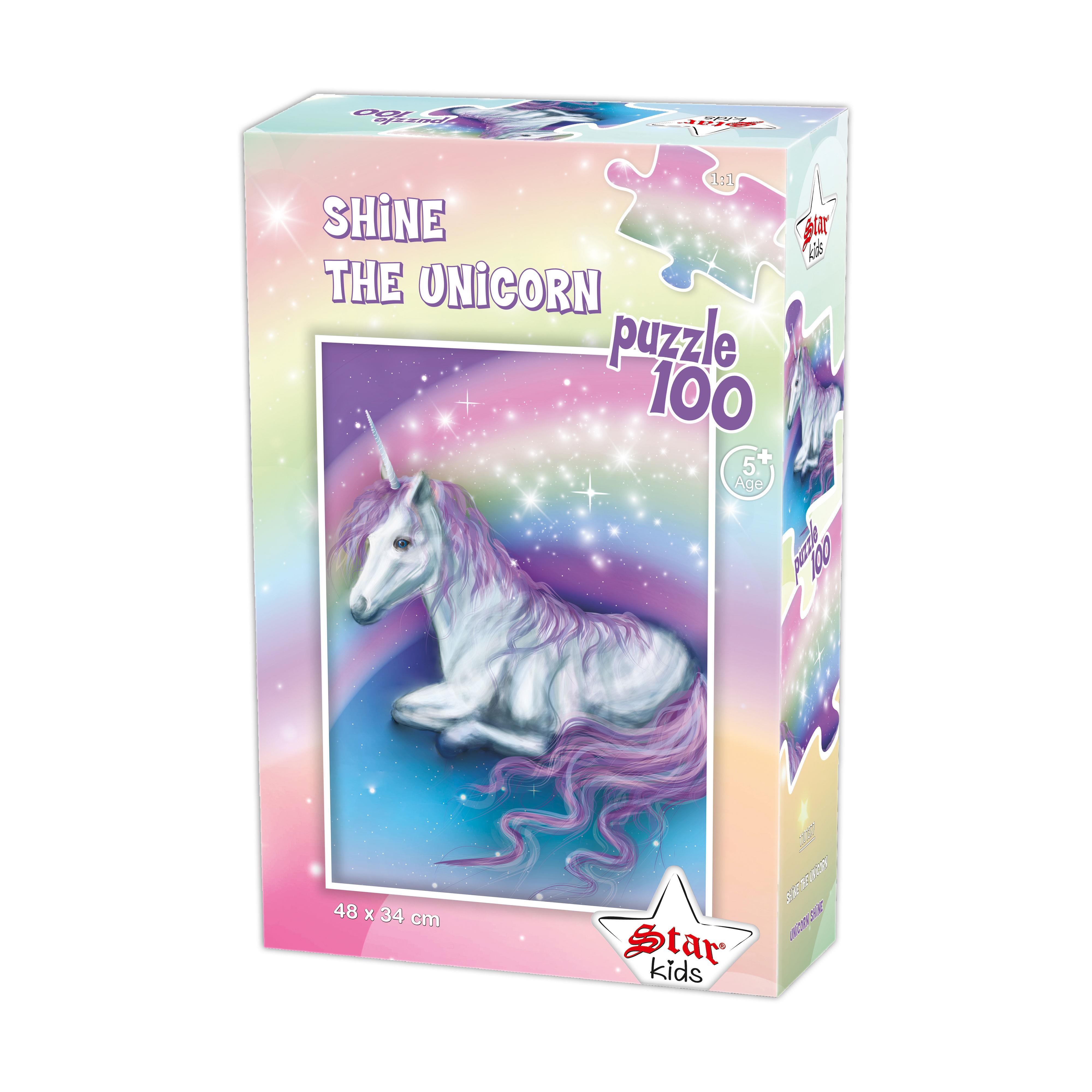 UNİCORN SHİNE, 100 PARÇA PUZZLE