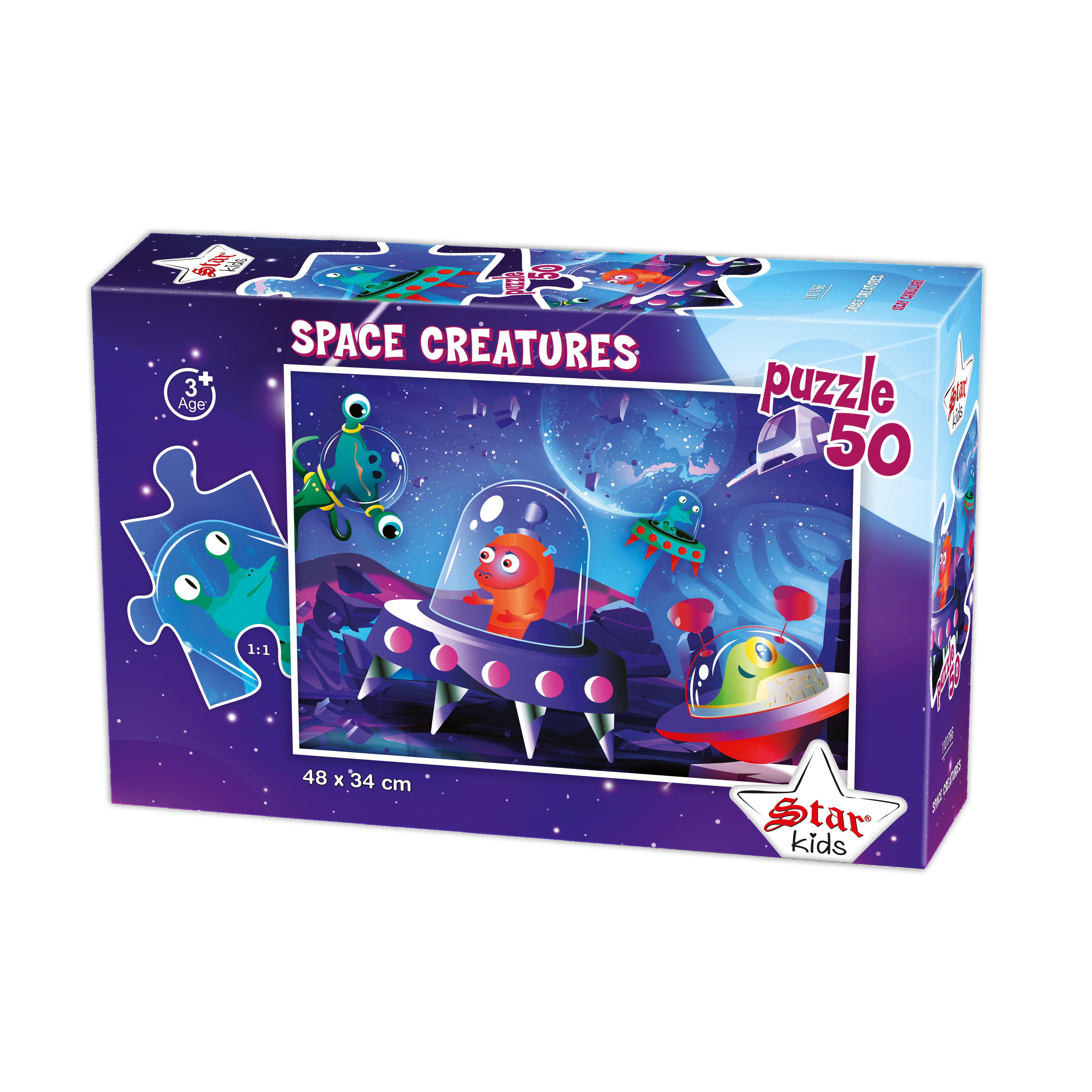 UZAY CANLILARI, 50 PARÇA PUZZLE