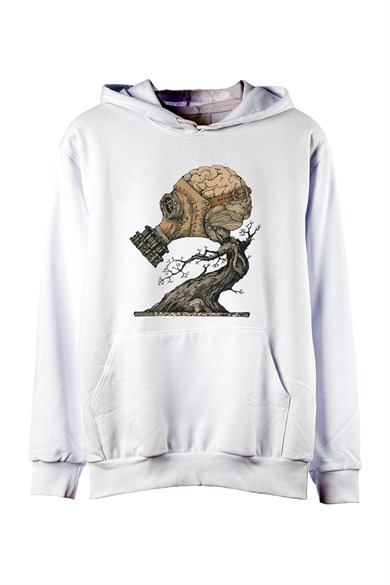 Gas Mask Tree Hoodie