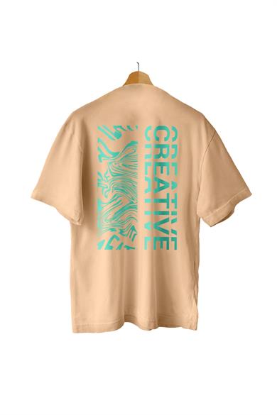 AlmicrabOversize T-shirtsOversize Creative Tişört
