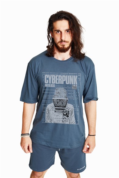 AlmicrabOversize T-shirtsOversize Cyberpunk Antologia Tişört