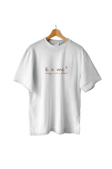 AlmicrabOversize T-shirtsOversize Energy Milk Coffee Tişört
