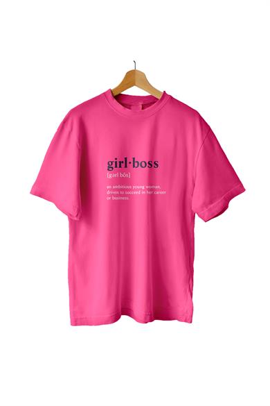 AlmicrabOversize T-shirtsOversize Girl Boss Tişört