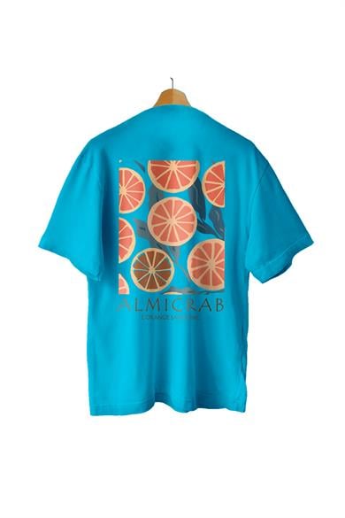 AlmicrabOversize T-shirtsOversize L'orange Sanguine Tişört