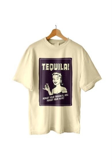 AlmicrabOversize T-shirtsOversize Tequila Forget Tişört