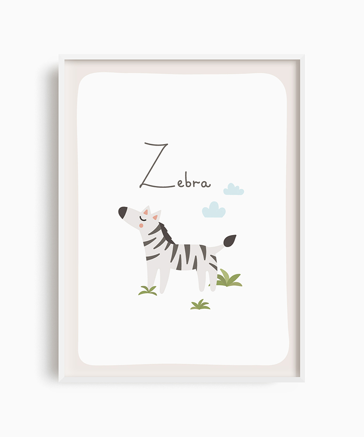 Kids World - Zebra Poster