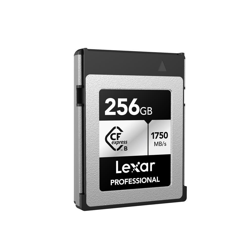 256GB Lexar® Professional CFexpress™ Type B card Silver Serie, up to 1750MB/s read 1300MB/s write