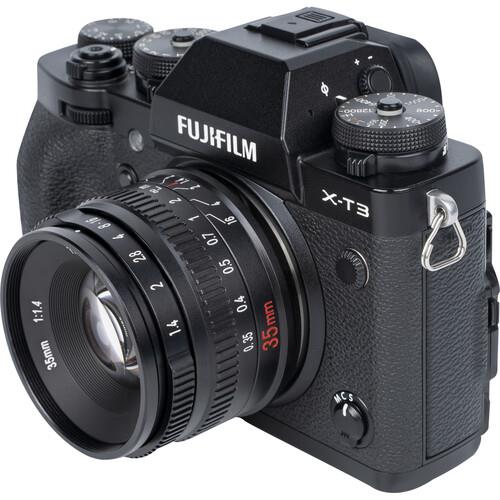 7Artisans 35mm f/1.4 Lens for FUJIFILM X (Black)