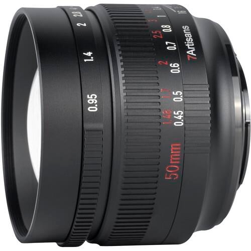 7Artisans 50mm f/0.95 Lens for Sony E