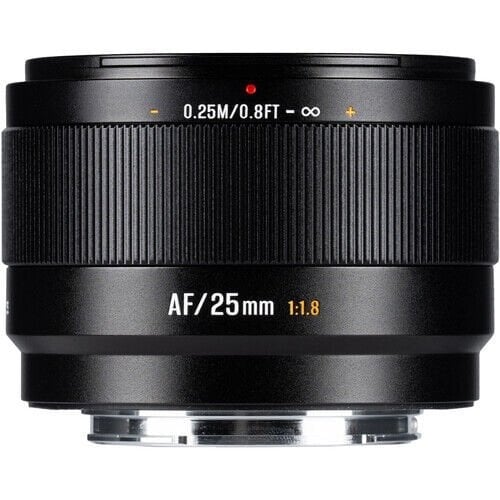 7Artisans AF 25mm F1.8 Fuji (FX Mount) APS-C Lens Siyah