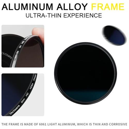 7Artisans Neutral Density Filtre (62mm, 3-Stop)