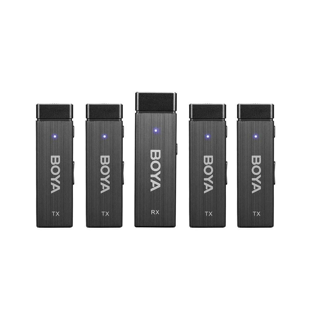 Boya BY-W4 Ultra Kompakt Dört Kanallı Kablosuz Mikrofon Sistemi