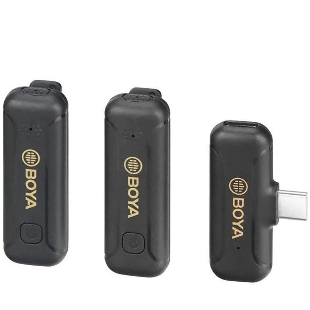Boya BY-WM3T2-U2 İkili Kablosuz Yaka Mikrofonu - C Tip