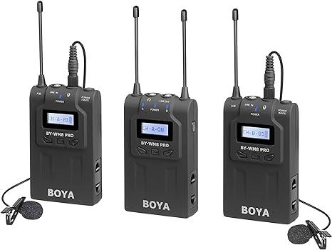 Boya BY-WM8 Pro Kit-2 Pro İkili Kablosuz Mikrofon