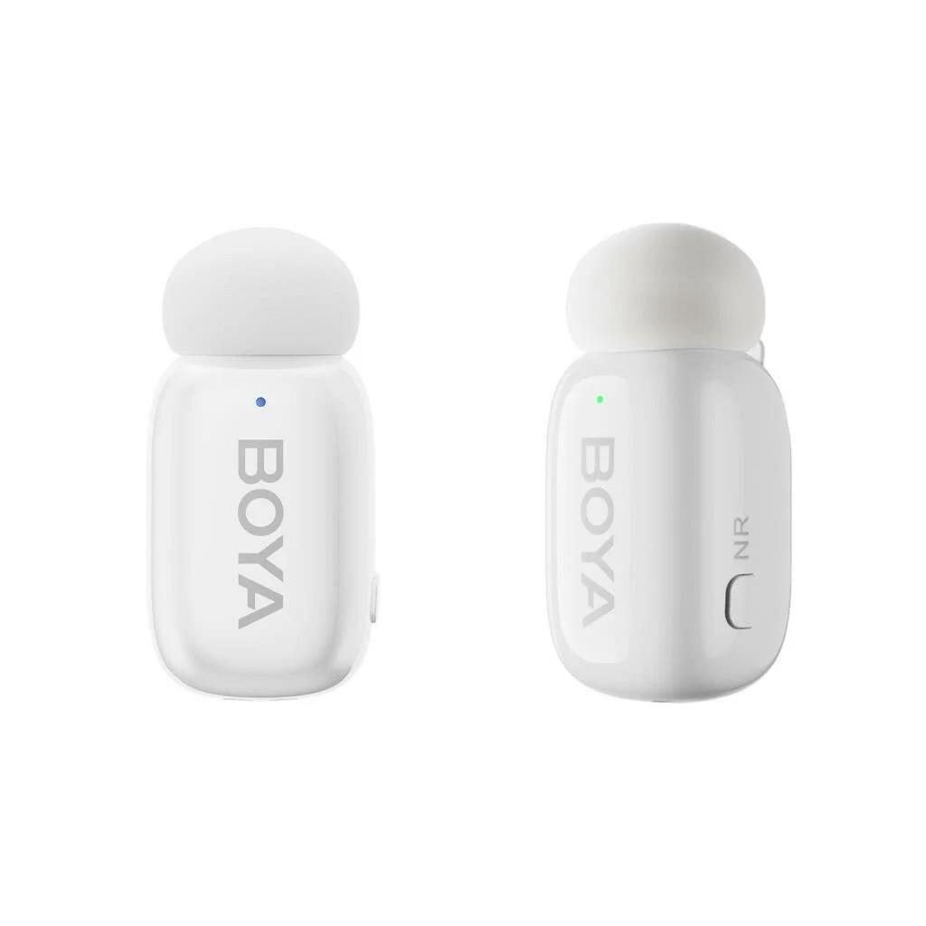 BOYA Mini Wireless Yaka Mikrofonu - Beyaz