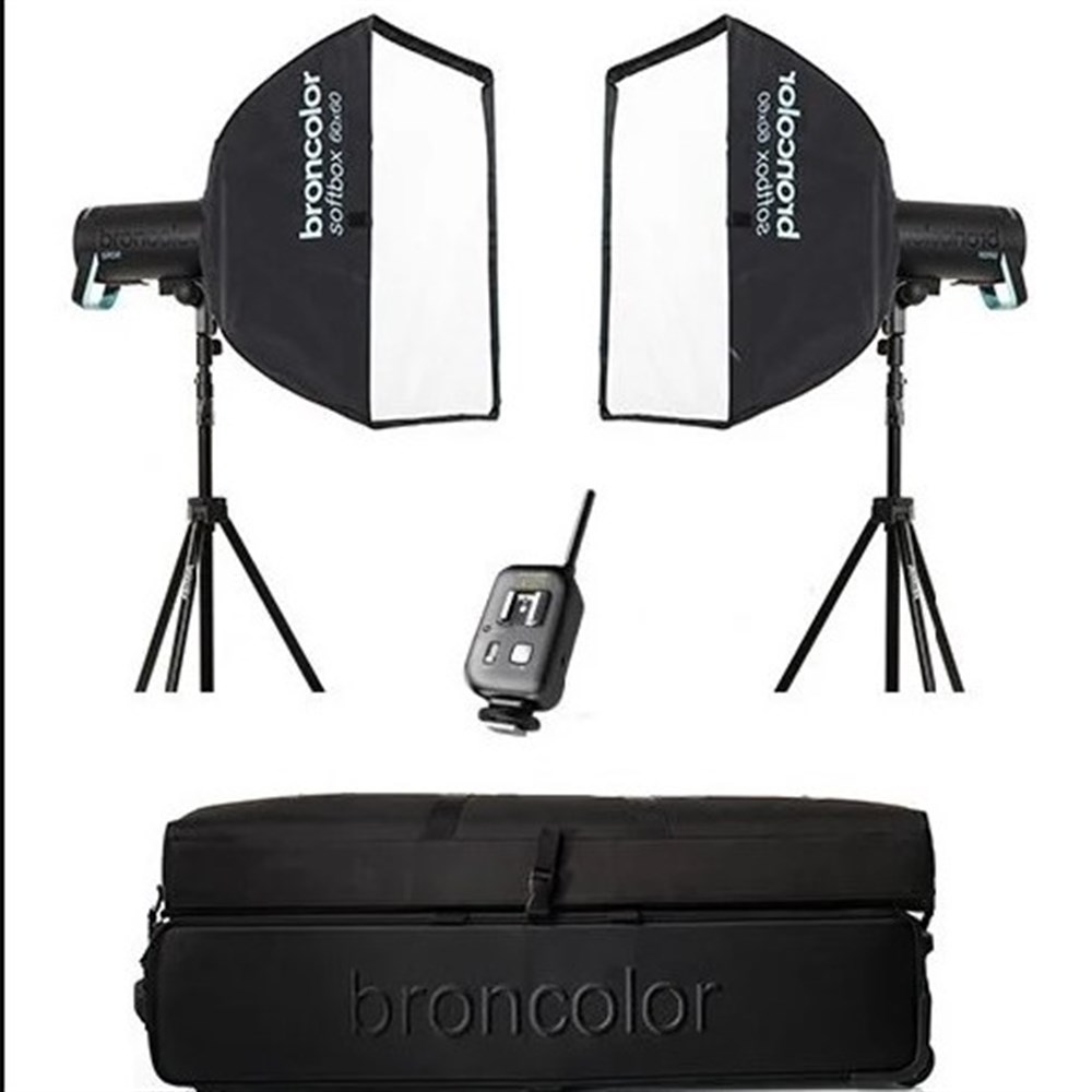 Broncolor Siros 400 Watt Basic 2 Paraflaş Kiti