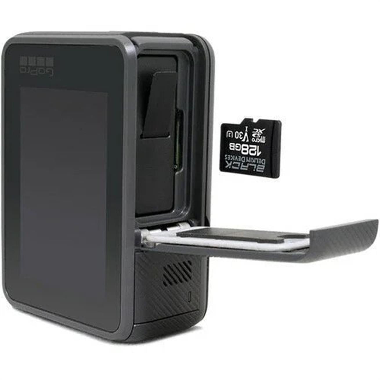 Delkin Devices 128GB BLACK UHS-I V30 MicroSDXC Hafıza Kartı + SD Adaptör