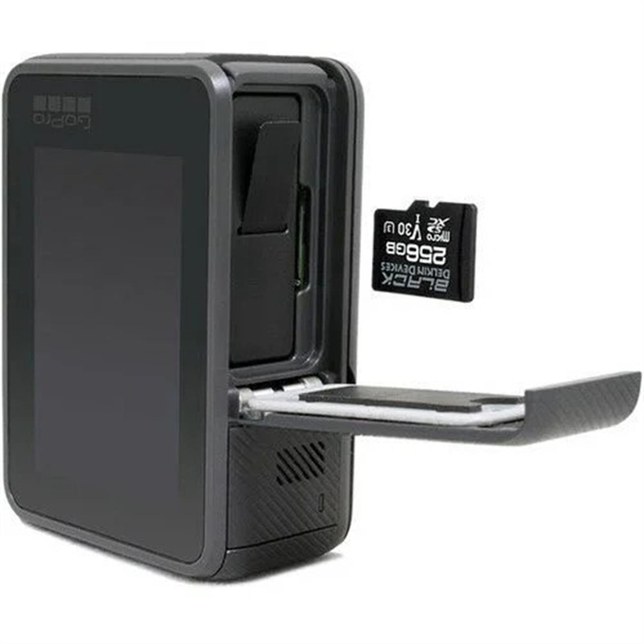 Delkin Devices 256GB BLACK UHS-I V30 MicroSDXC Hafıza Kartı + SD Adaptör