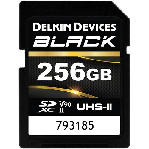 Delkin Devices 256GB Black UHS-II SDXC V90 Hafıza Kartı