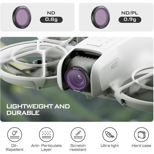 Freewell ND/PL Filter Set for DJI Neo (3-Pack)